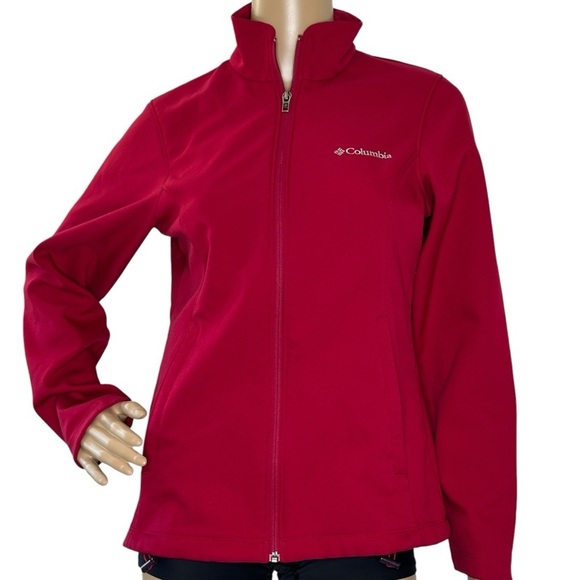 Columbia Women's Red Track Jacket full zip XS - Picture 1 of 7